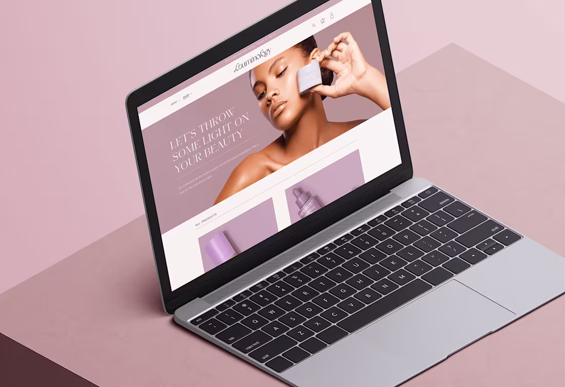 Cover image for Louminology Branding and Web design