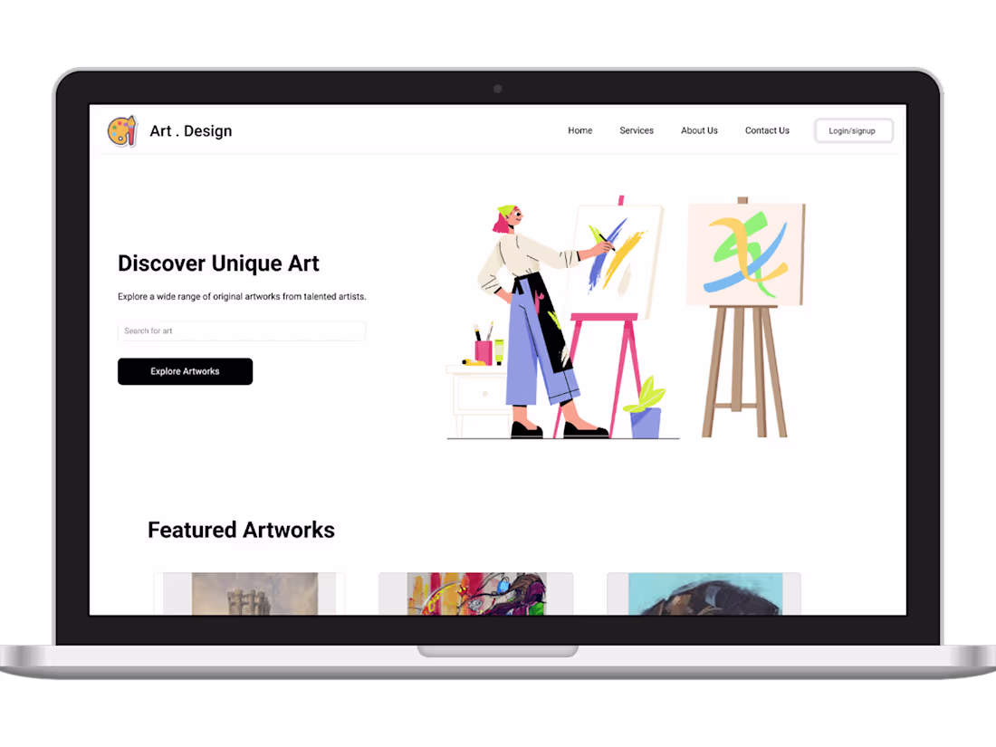 Cover image for ART.DESIGN WEBSITE