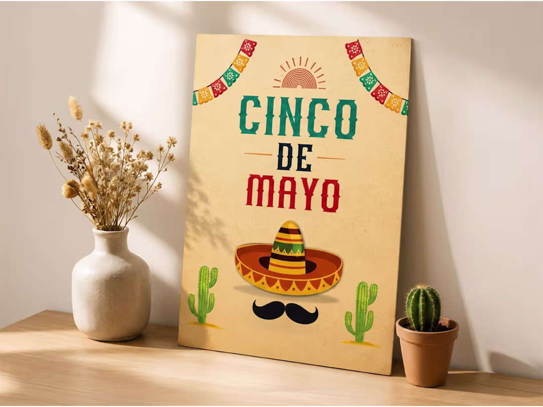 Cover image for Cinco de Mayo Poster Design - Bold & Festive Visual Concept