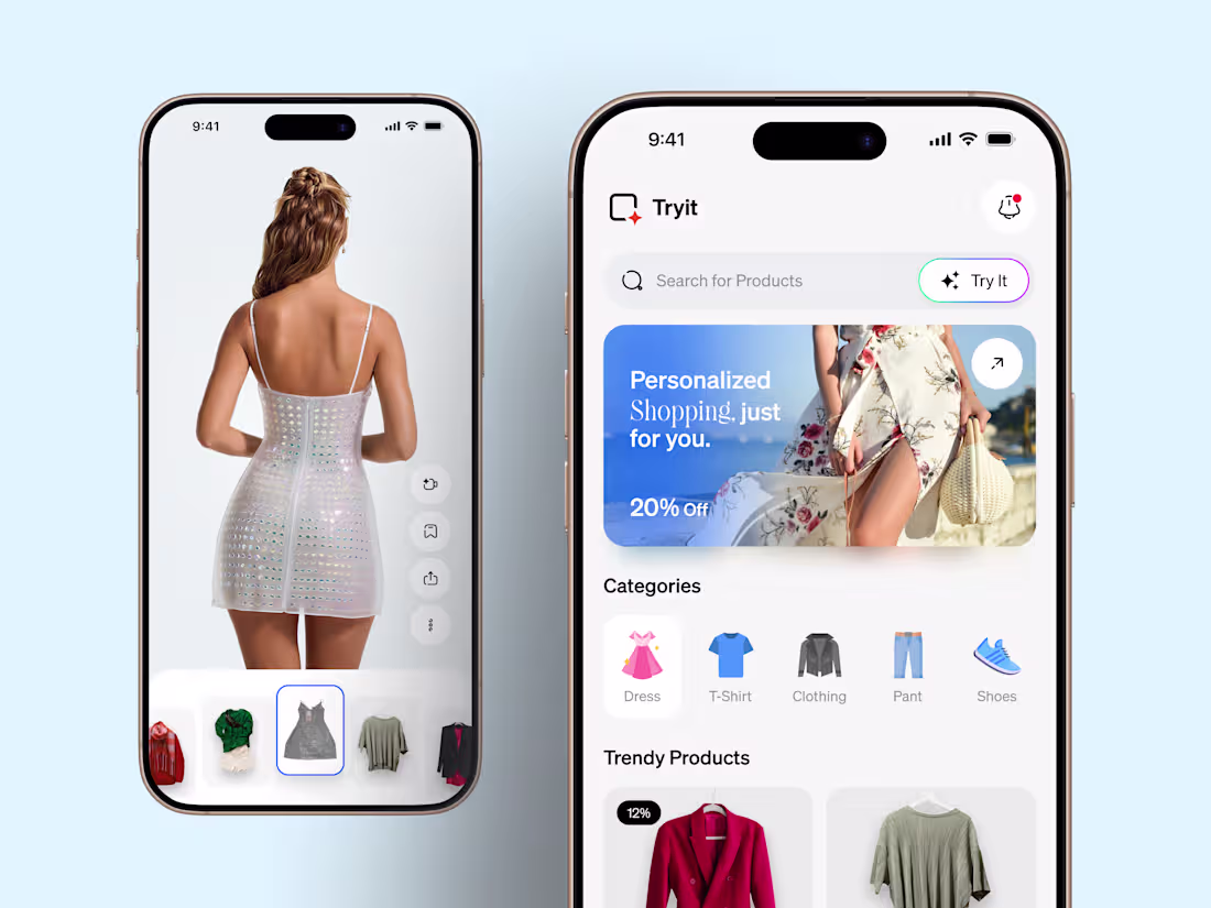 Cover image for TryIt AI is redefining the future of fashion shopping.Go bey...