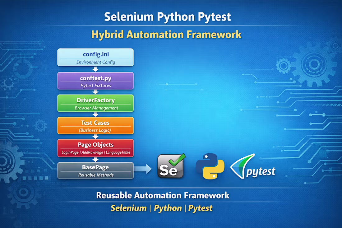 Cover image for Selenium Python Pytest Hybrid Automation