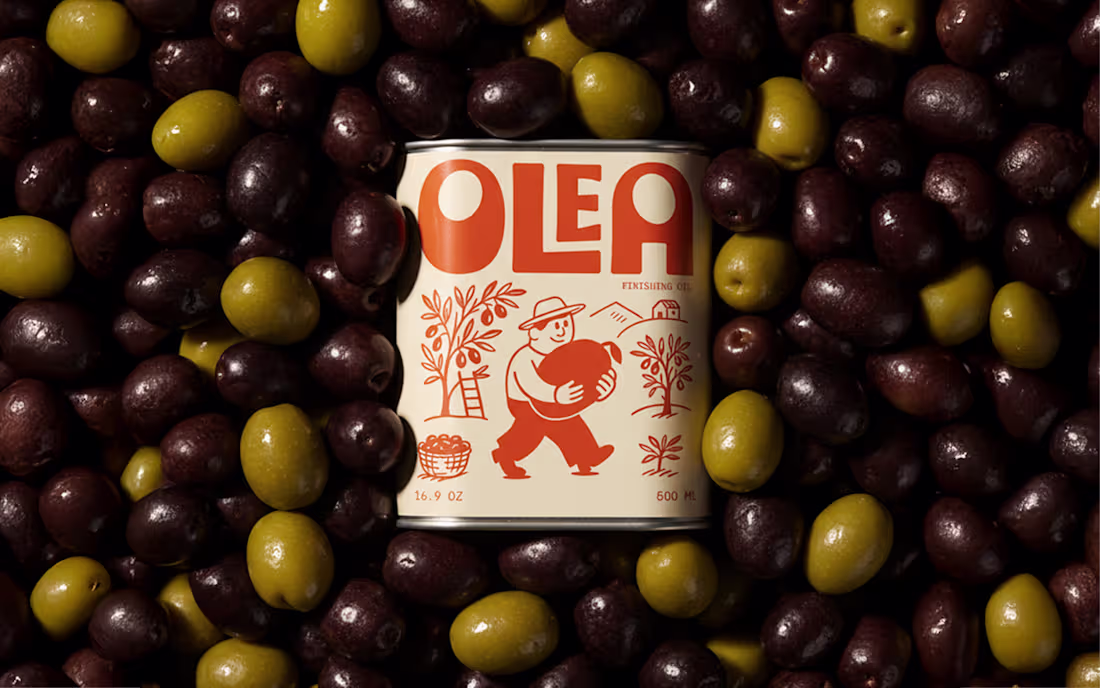 Cover image for Olea olive oil brand - Visual Identity & Packaging design