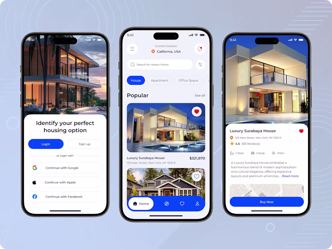 Cover image for Real Estate Mobile App