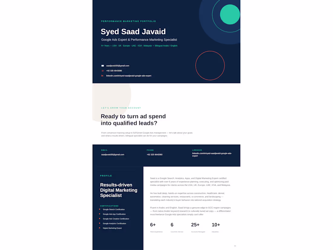 Cover image for This portfolio highlights selected Google
