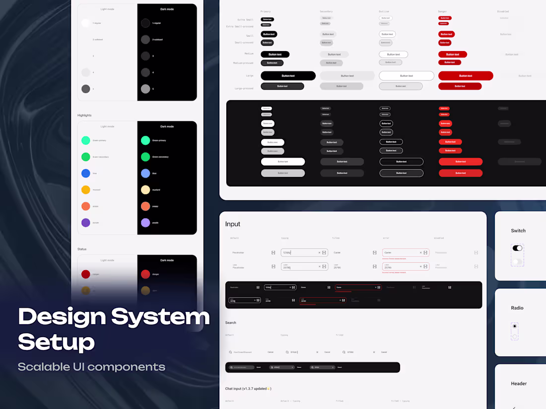 Cover image for Design System Setup for SaaS Products