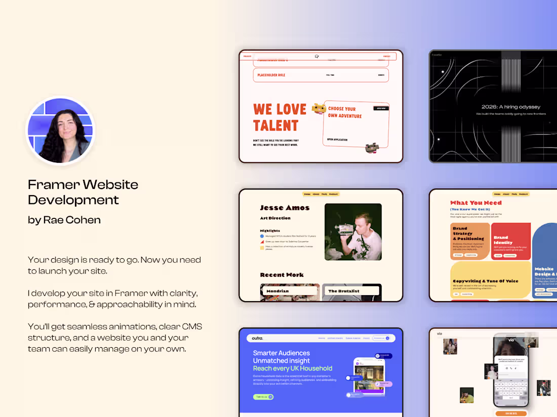 Cover image for Framer Website Development