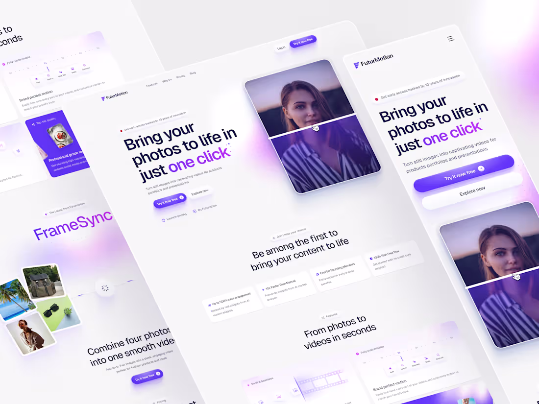 Cover image for Futurmotion Landing Page Redesign