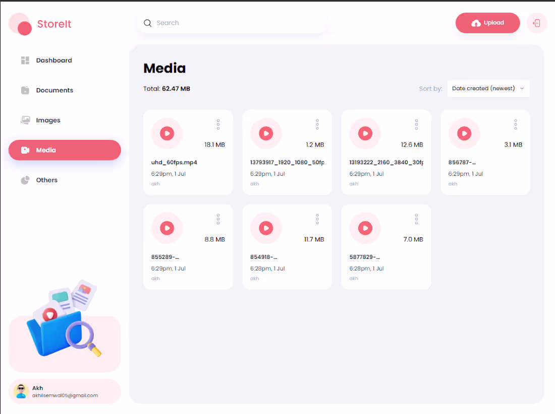 Cover image for Built StoreIt, a cloud storage