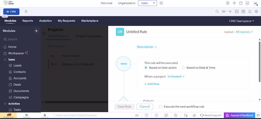 Cover image for Zoho CRM Automation Setup.