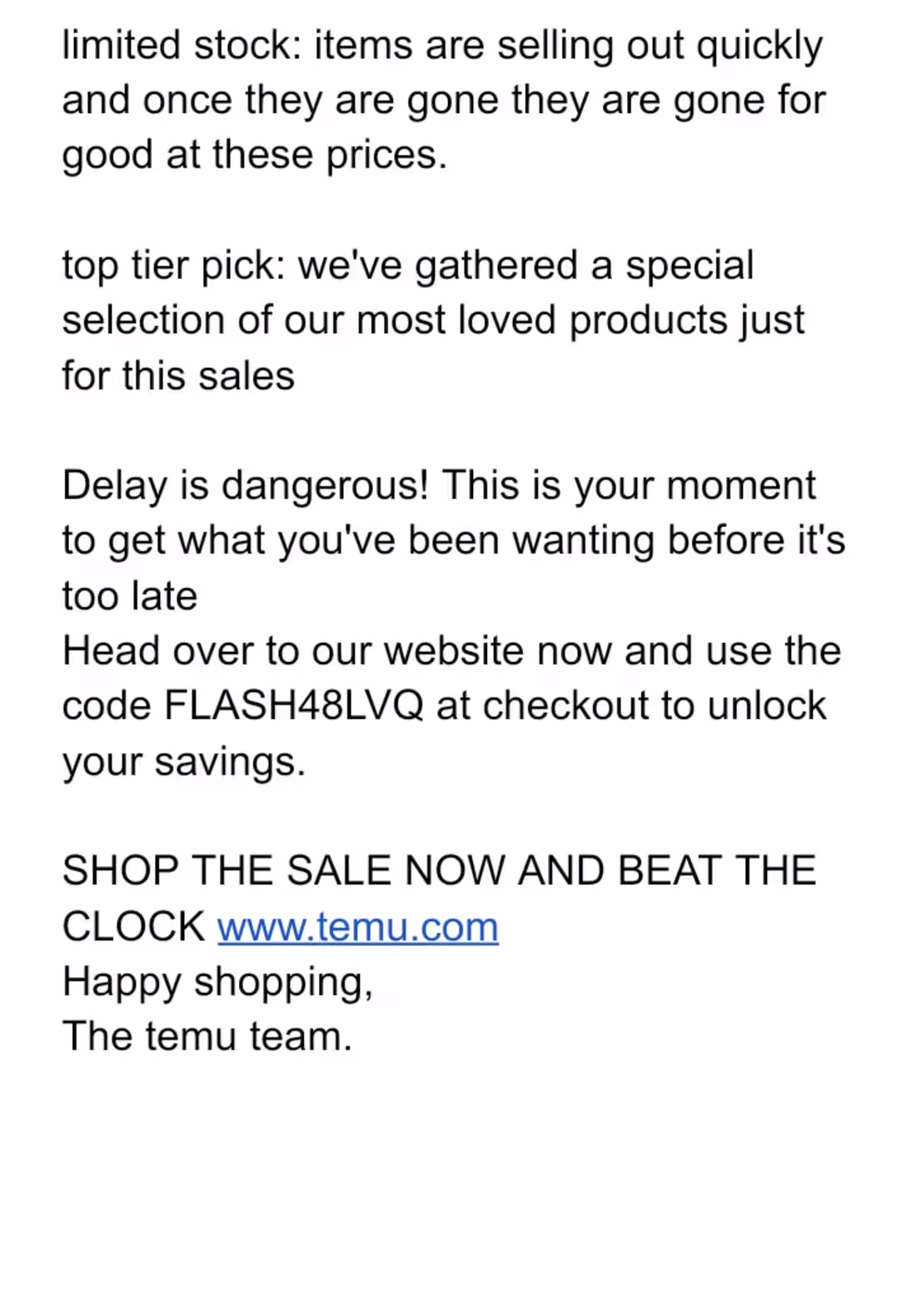 Cover image for Project Overview:
A high-urgency, direct-response email