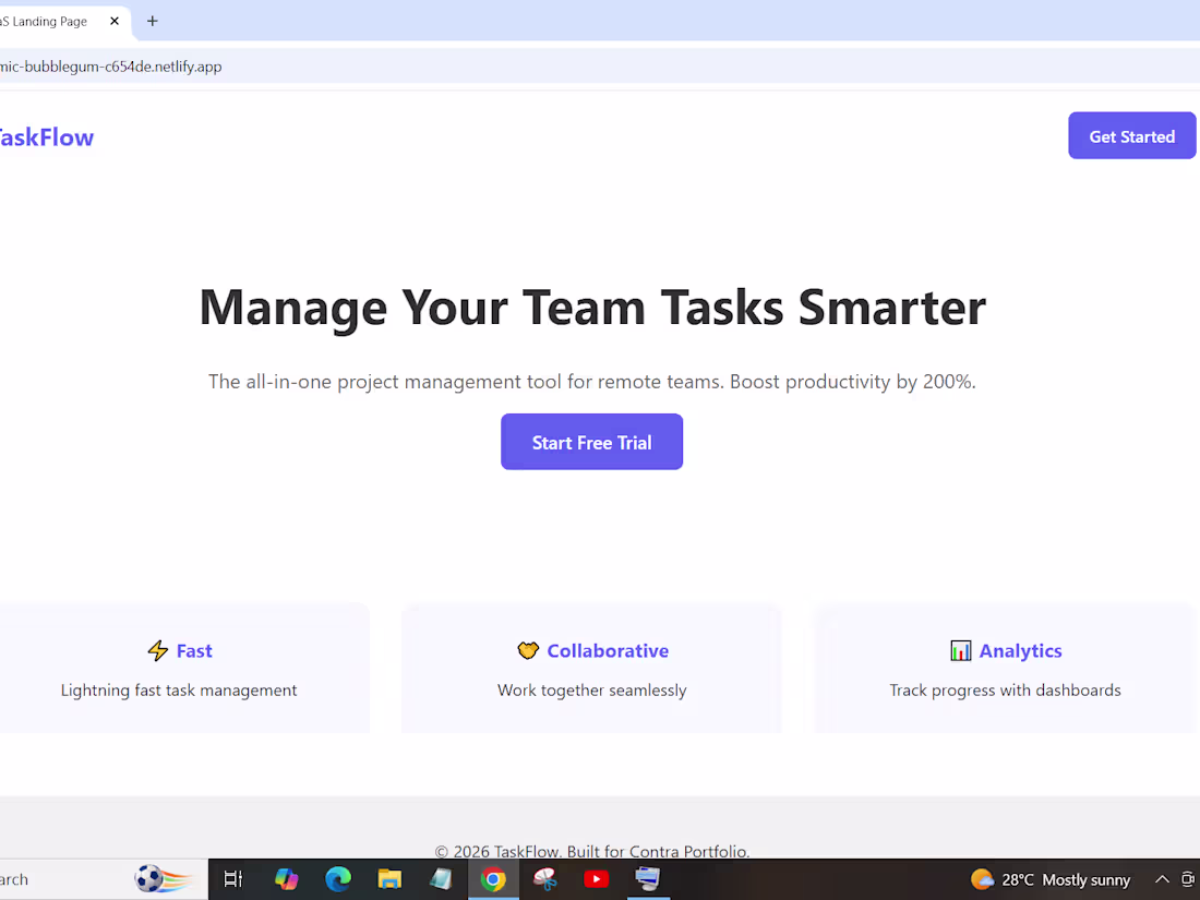Cover image for Brand Landing page Design
I built