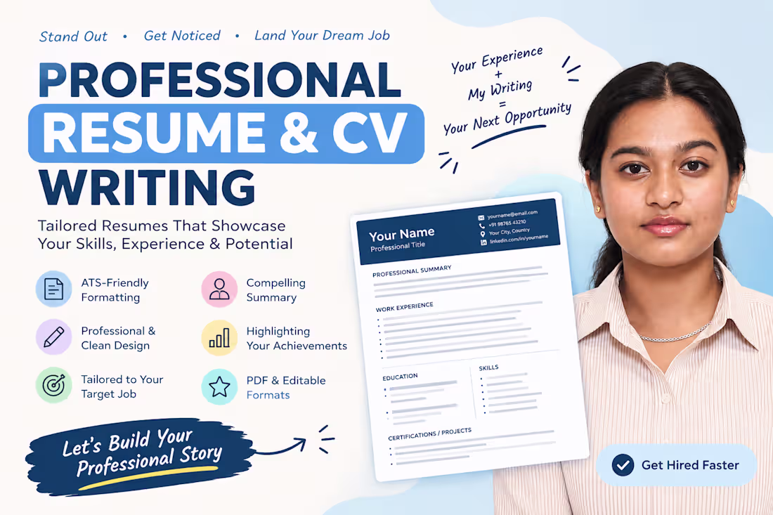 Cover image for Professional CV/Resume Builder