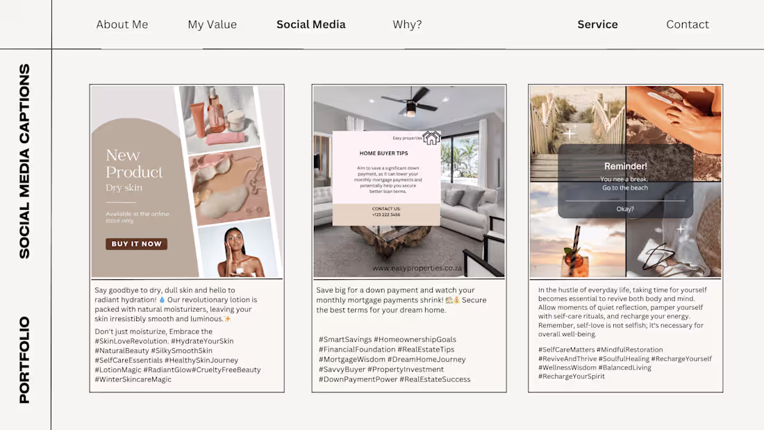Cover image for Social Media (Instagram) Captions with relevant hashtags