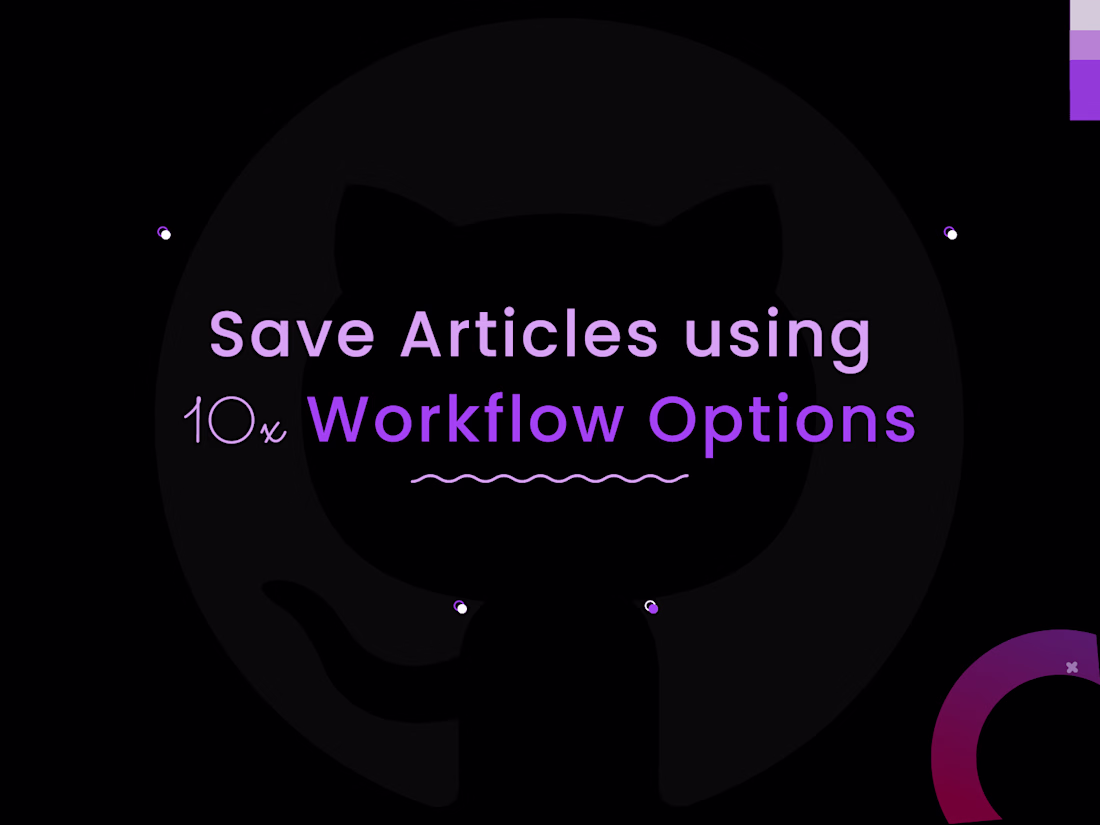 Cover image for GitHub Actions Workflow to save your articles on GitHub