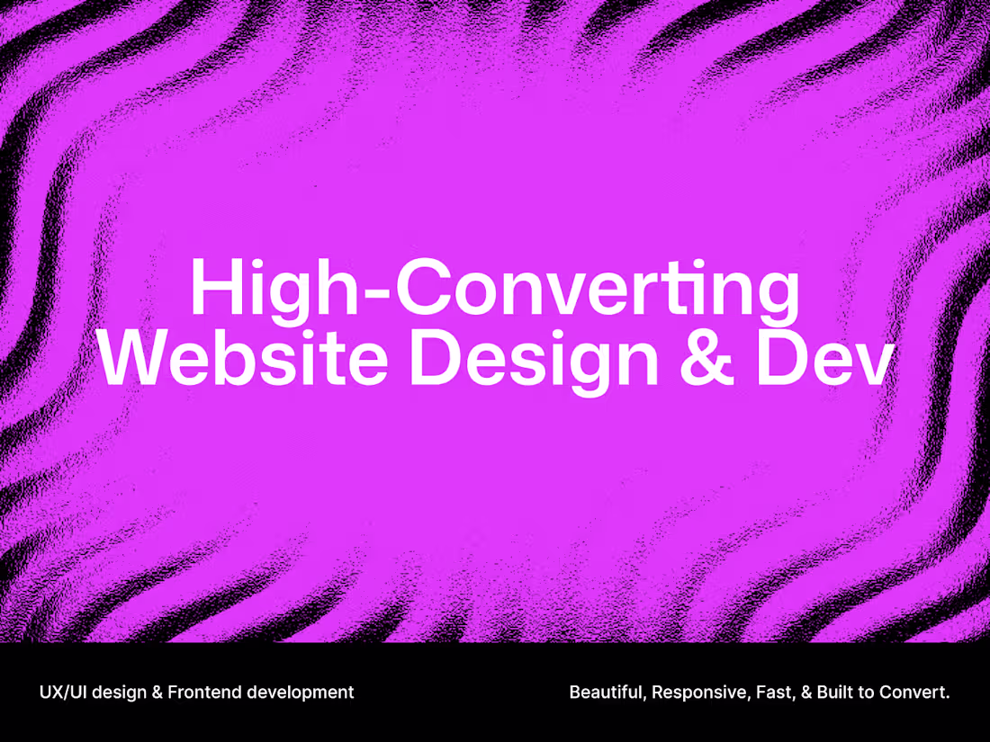 Cover image for High-Converting Website Design & Development