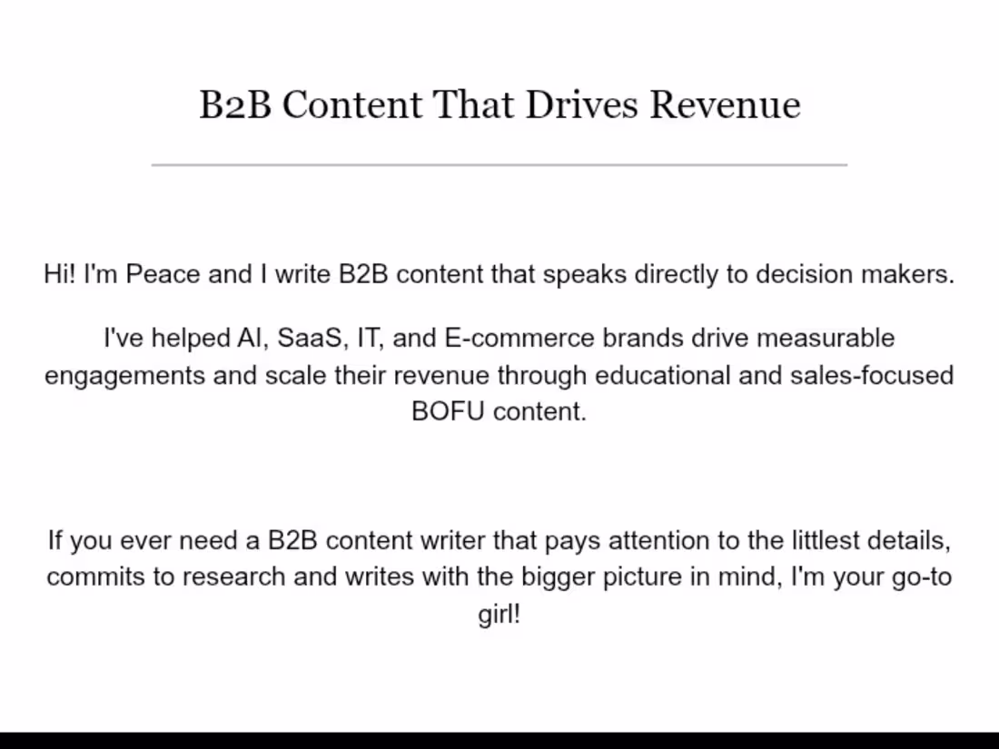 Cover image for B2B Content Writer For AI, SaaS and IT Brands