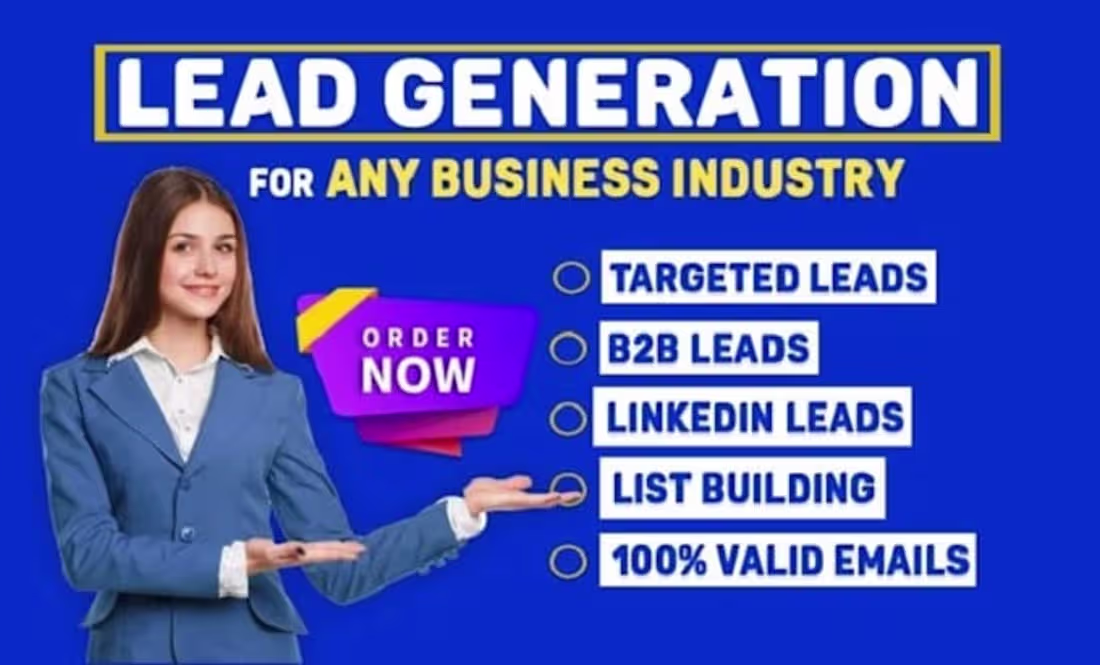 Cover image for I will do b2b lead generation, prospect list, linkedin, and ema…