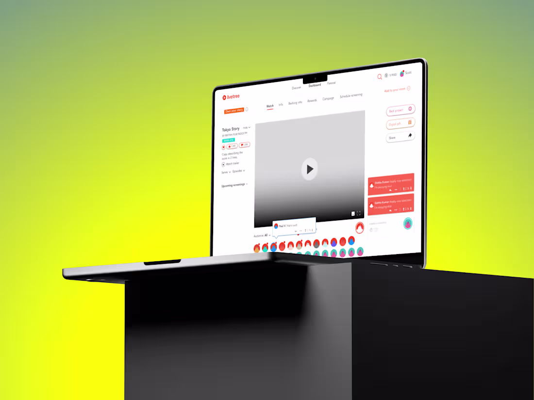 Cover image for Creating a brand and design a streaming web3 platform