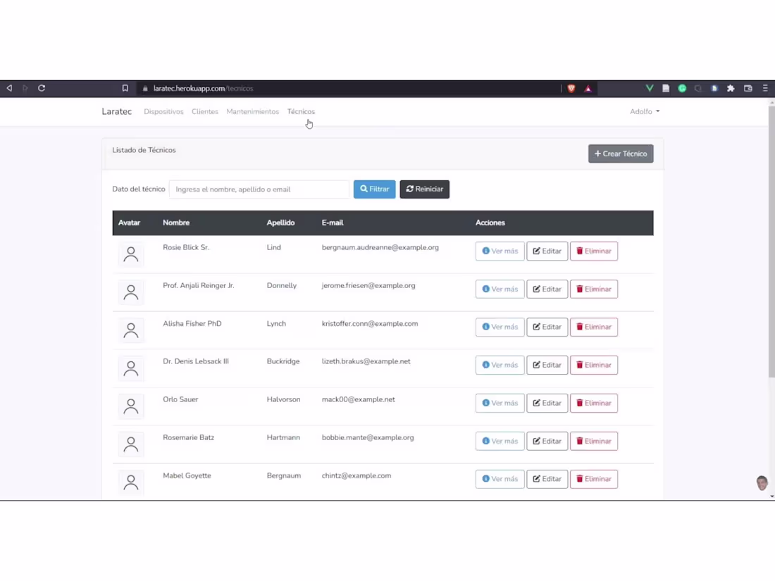 Cover image for Developed a complete management system