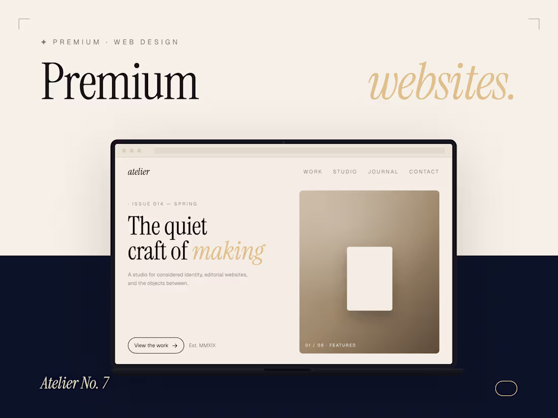 Cover image for Premium SaaS Website Design & Development