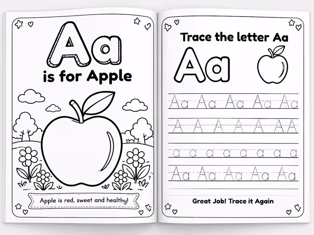 Cover image for ABC Alphabet Learning & Tracing