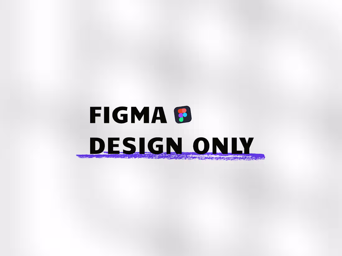 Cover image for Figma Design Only