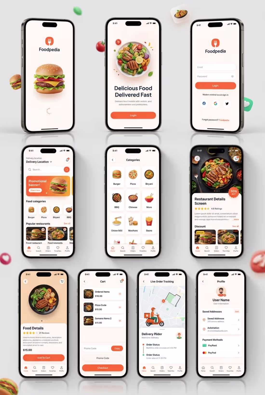 Cover image for Ultra-Premium Food Delivery Mobile App UI/UX Design