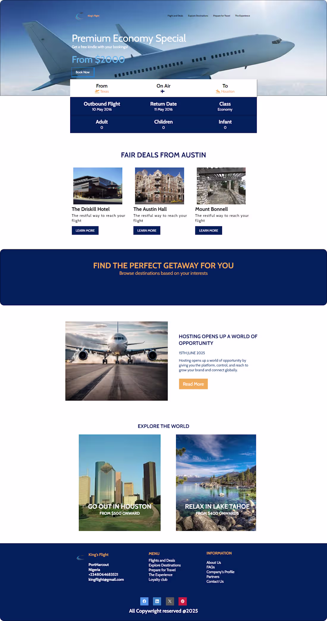 Cover image for This is a responsive airline
