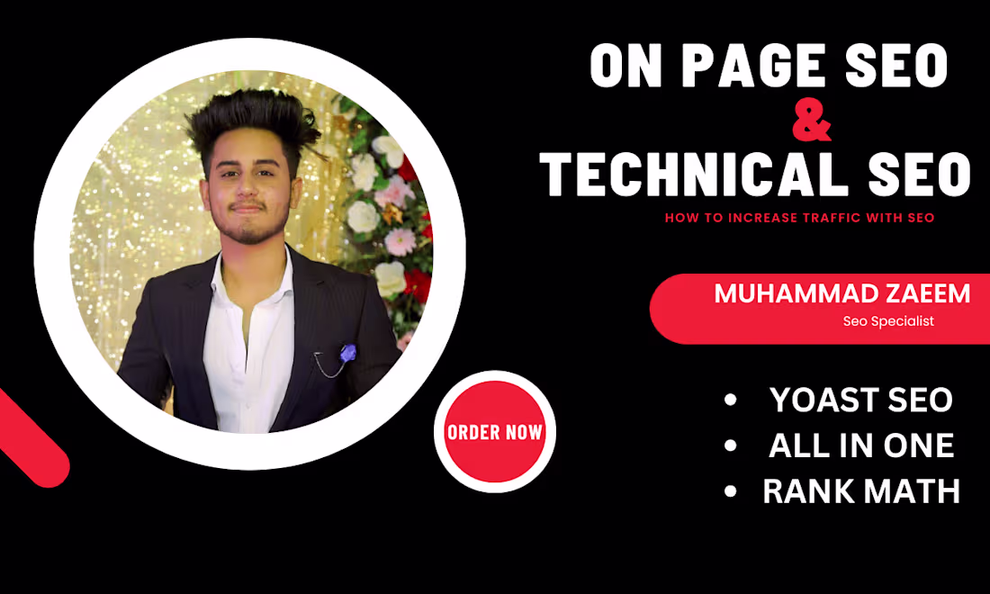 Cover image for I will do on page and technical SEO for increasing website organ