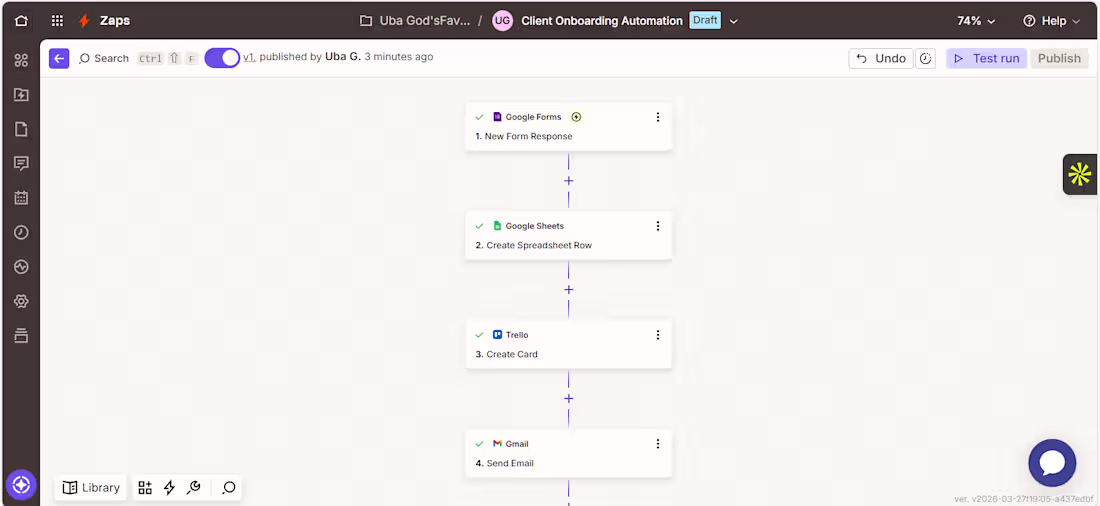 Cover image for A client onboarding automation I