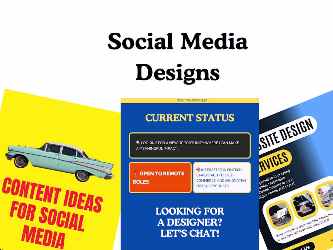 Cover image for Social Media Visual System — Posts, Reels, Templates