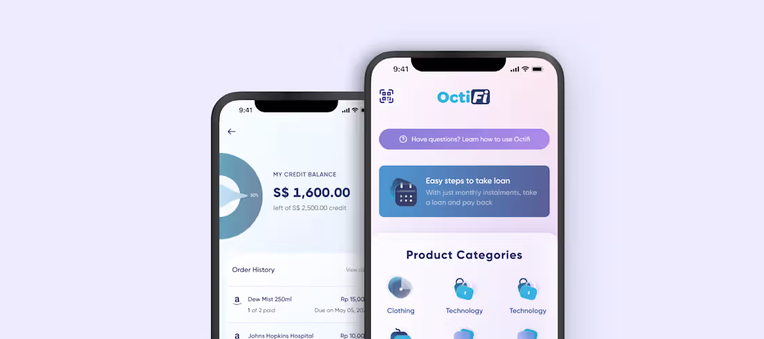 Cover image for UX/UI Design Enhancement for OctiFi's Fintech App