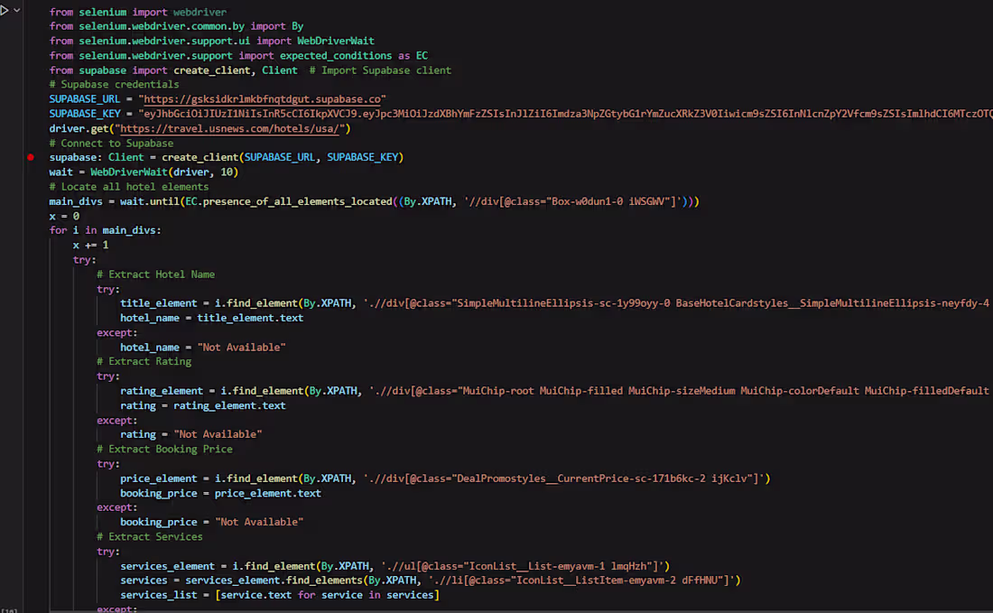 Cover image for Automated Hotel Data Scraper with database Integration This ...
