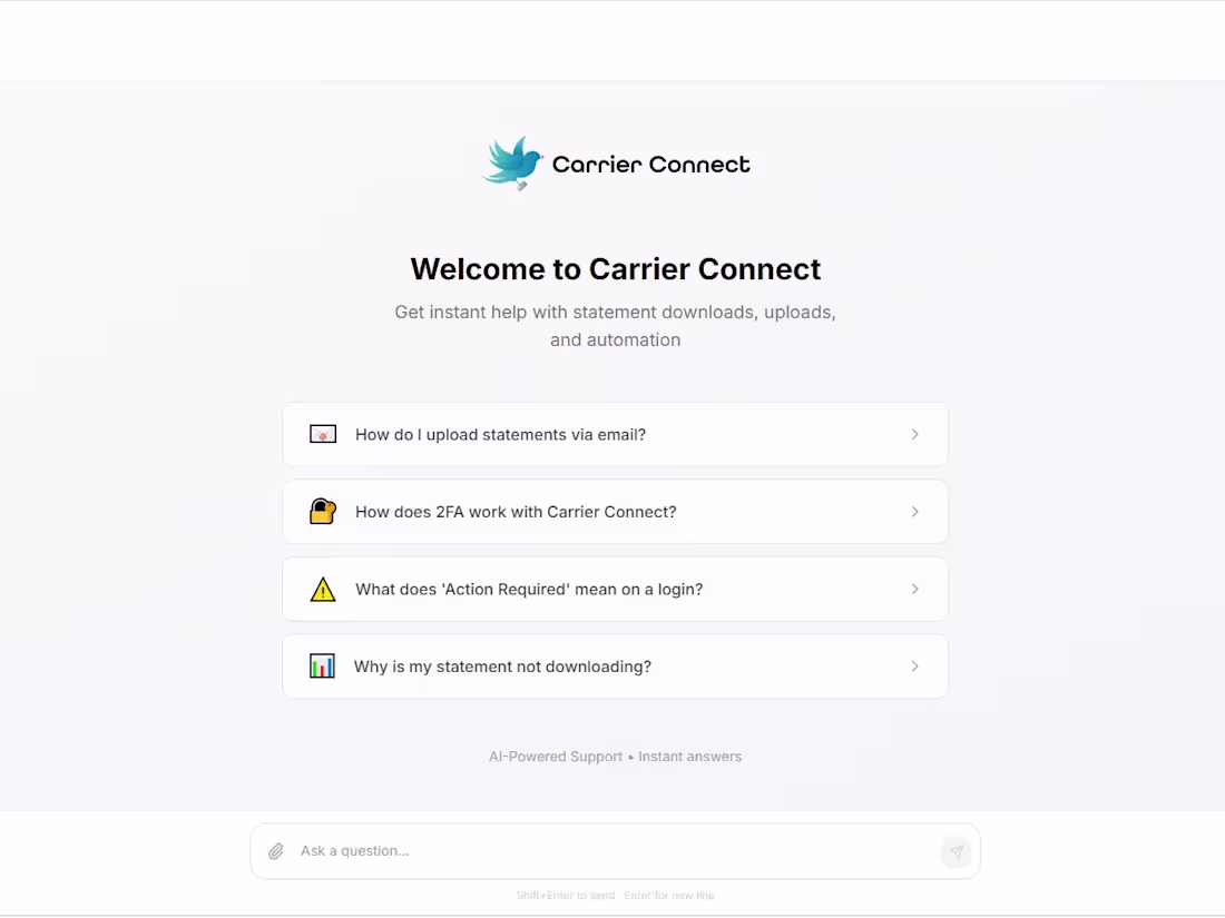 Cover image for RAG-Powered AI Support Chatbot with Admin Panel