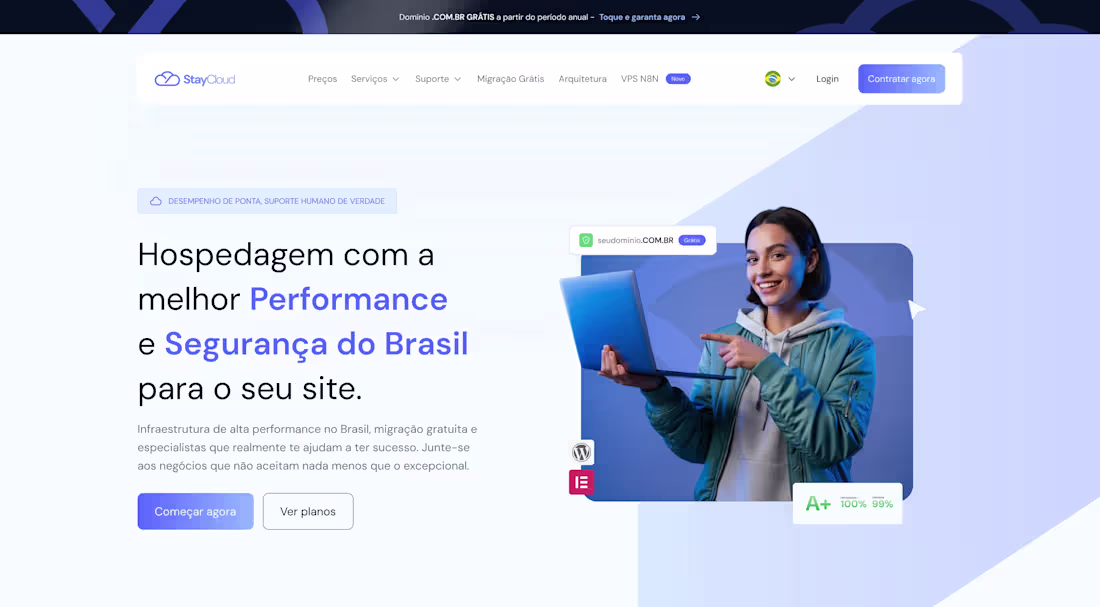 Cover image for StayCloud - Site Institucional