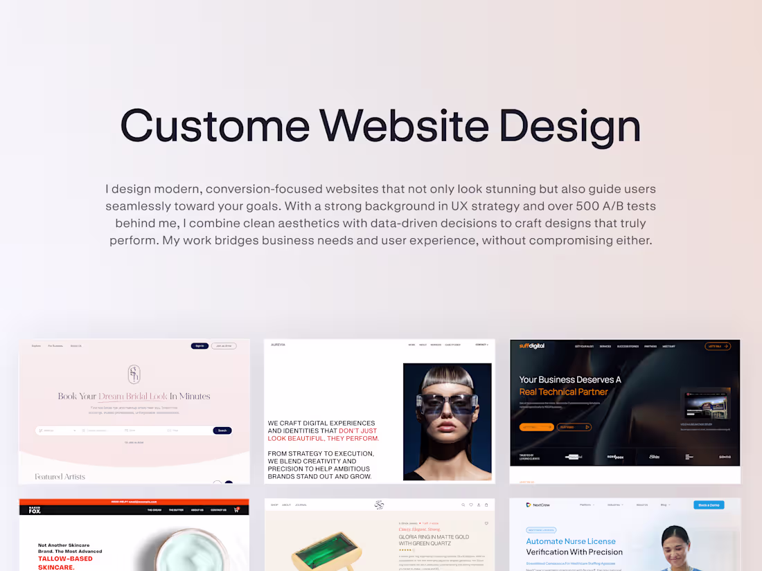 Cover image for Modern Website Design That Turns Clicks Into Customers
