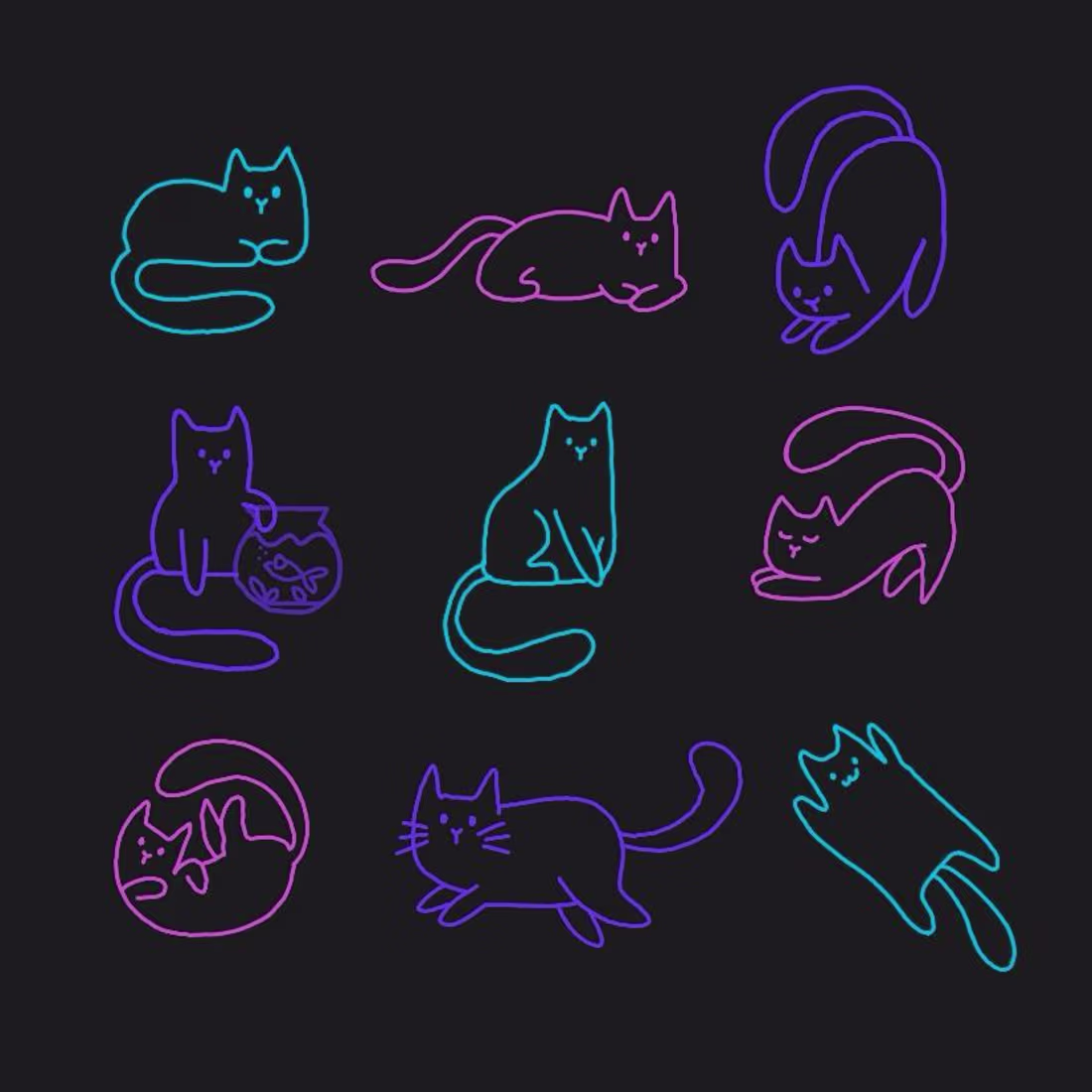 Cover image for A playful illustration of cats