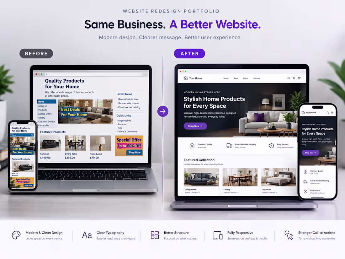 Cover image for Framer Website Redesign | Modern, Responsive Website Refresh