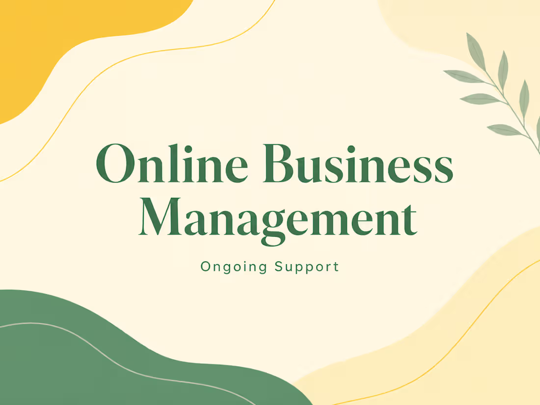 Cover image for Online Business Management