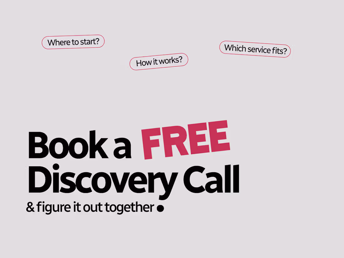 Cover image for Free Discovery Call — Let's Talk About Your Project