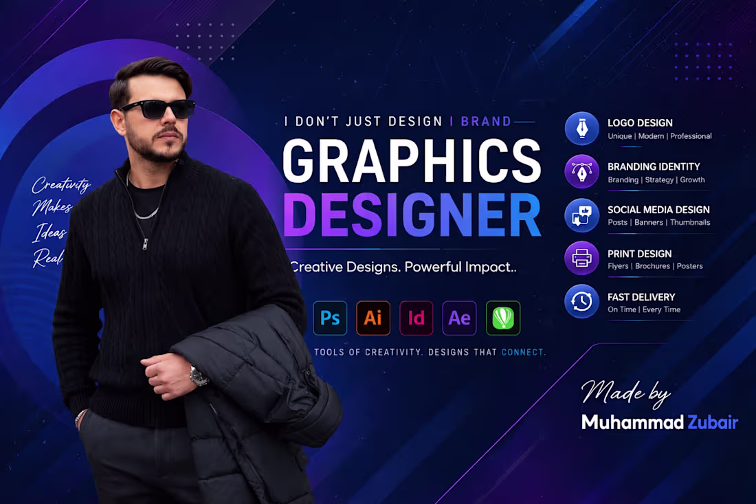 Cover image for Professional Graphic Design Service - Logos , Banner,  Branding 