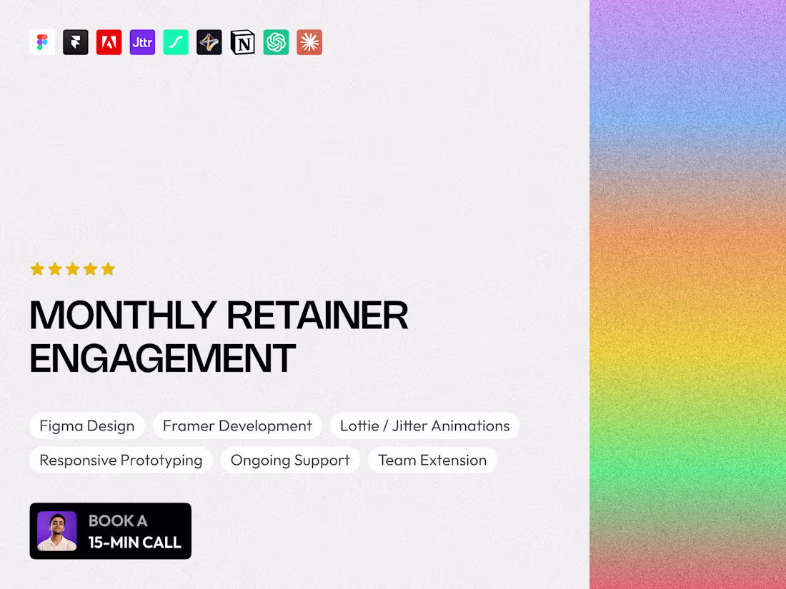 Cover image for Monthly Retainer Engagement