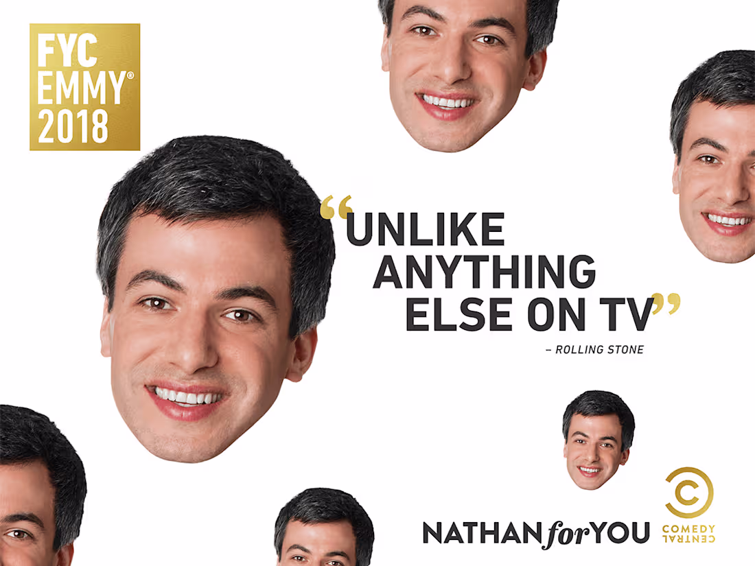 Cover image for Comedy Central Emmys Art