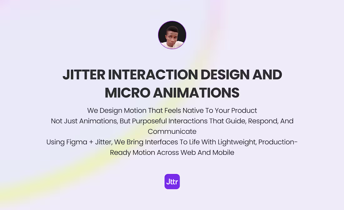 Cover image for Jitter Interaction Design and Micro Animations