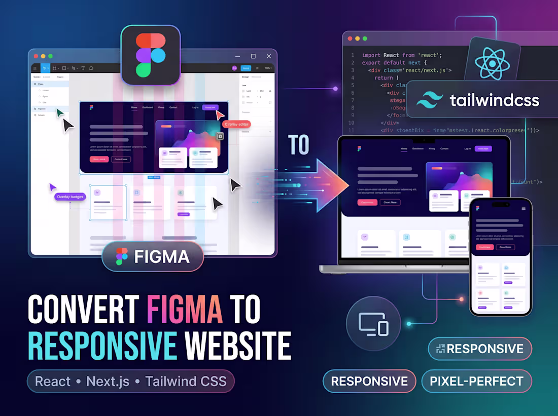 Cover image for Pixel-Perfect Figma to Responsive Website