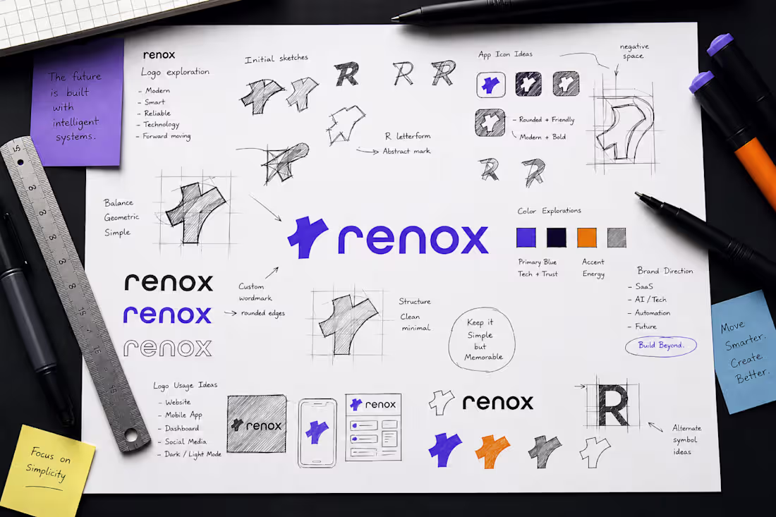 Cover image for Renox Fintech Identity Design