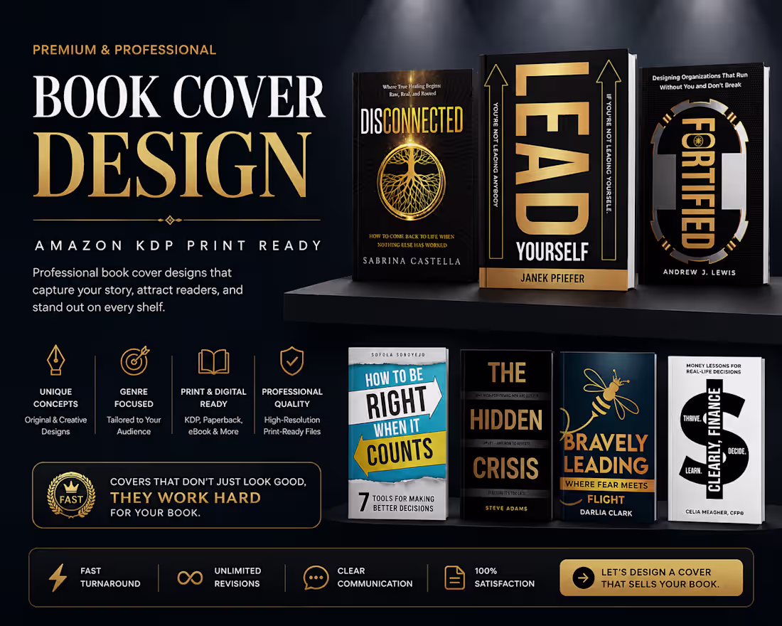 Cover image for Professional Book Cover Design | KDP & Print