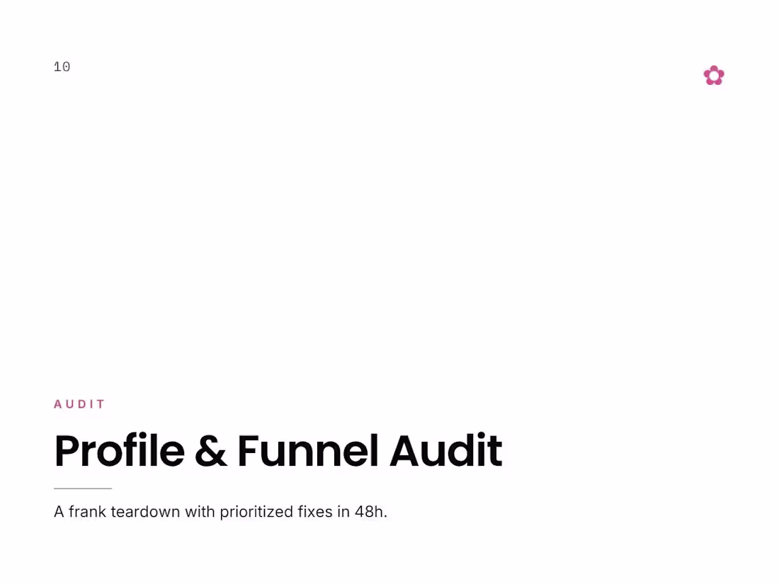Cover image for Profile & Funnel Audit