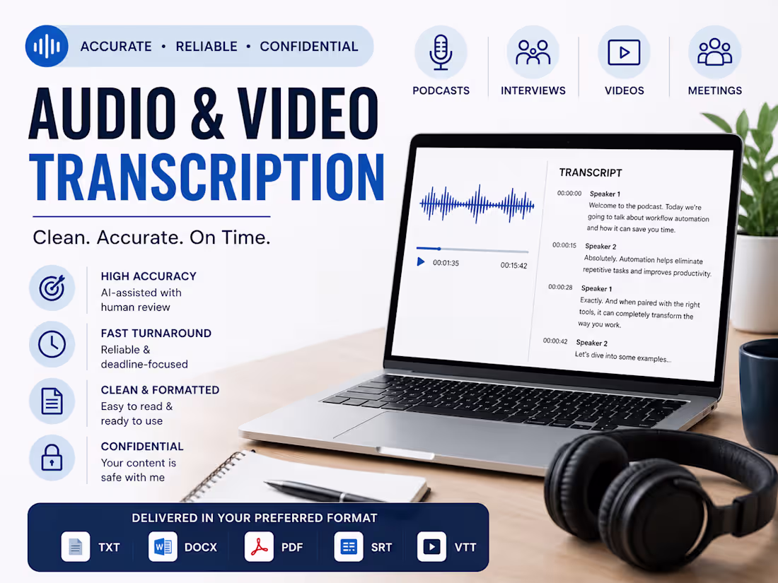 Cover image for AI-Powered Audio Transcription