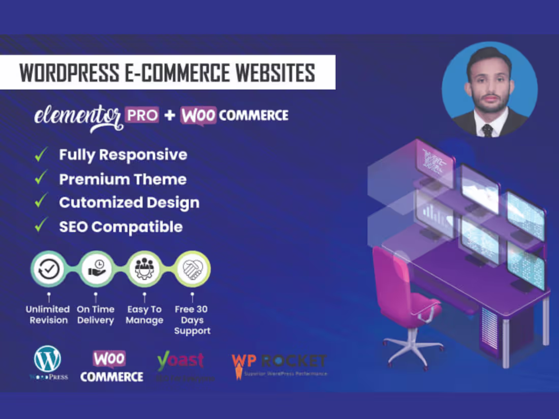 Cover image for Design and customize woocommerce store, upload products